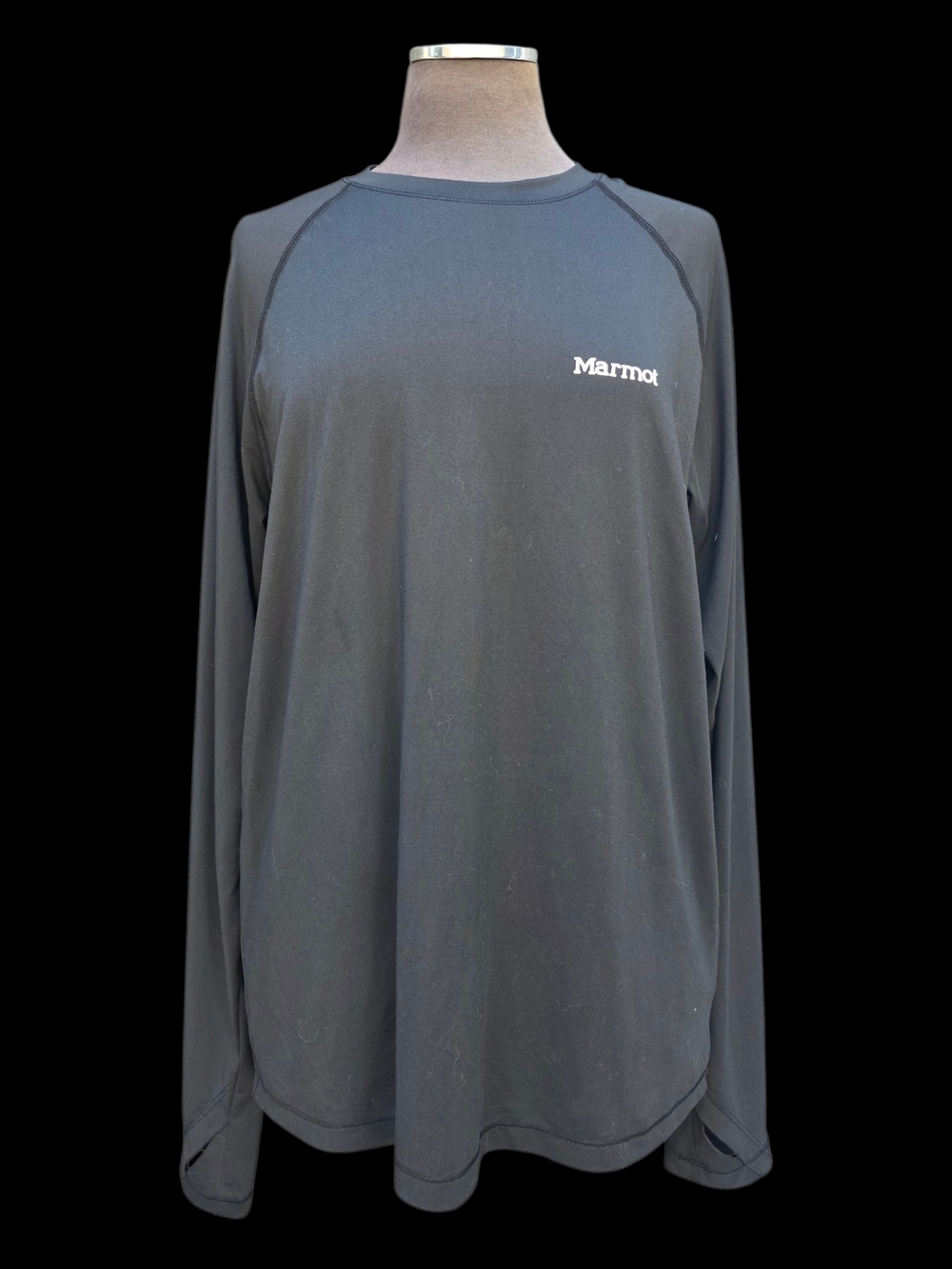 Marmot Men's Black Long-Sleeve Performance Tee